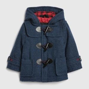 Baby Herringbone Duffle Coat Gap 6-12m